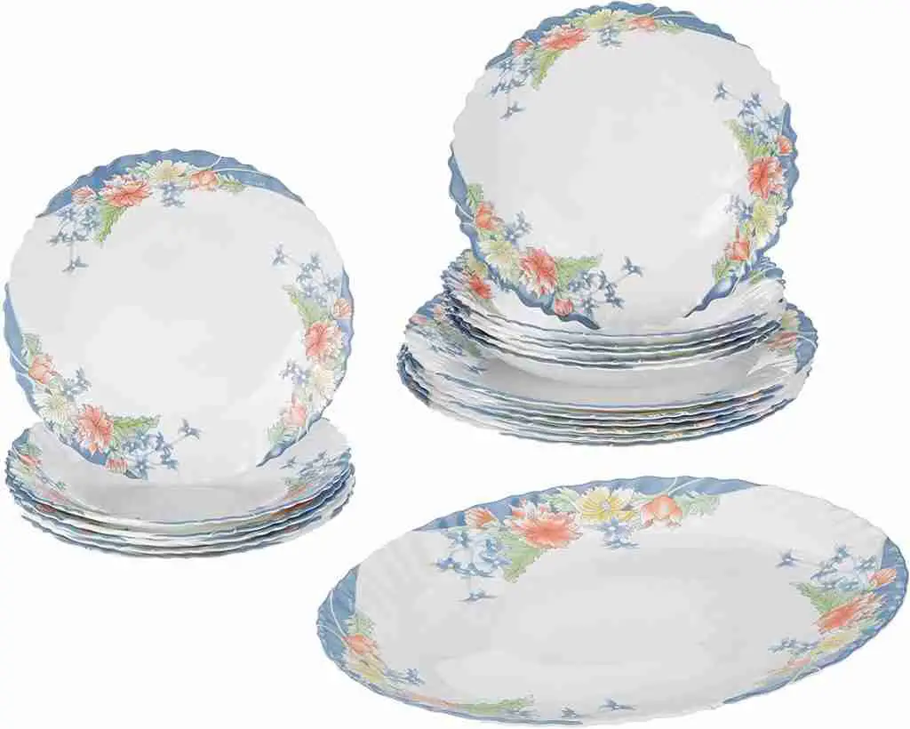 Arcopal dinnerware set 19 piece Flower design