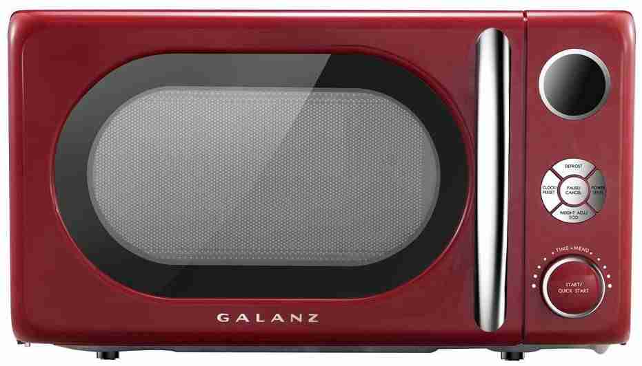 Small microwave oven suitable for college room, offices, homes, and office break room by Galanz brand