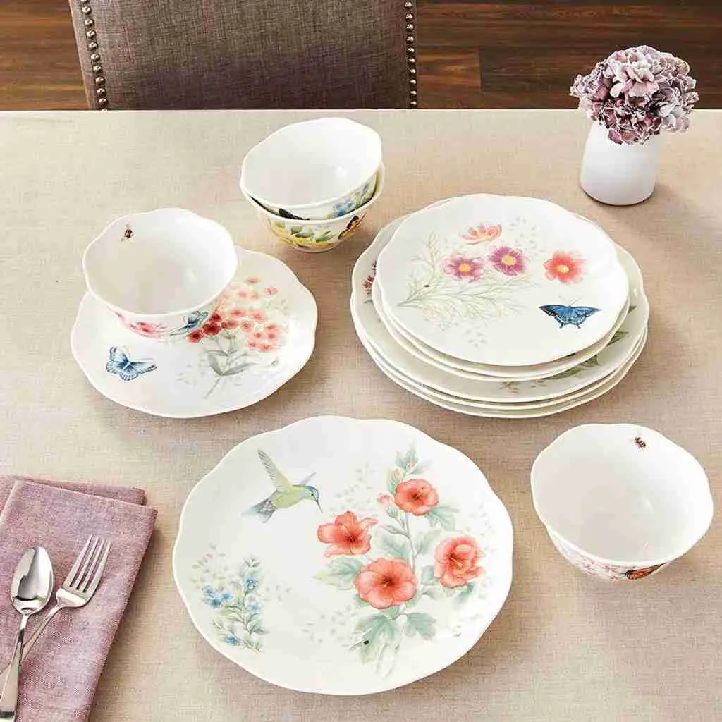 Porcelain material Lenox dinnerware set for daily use
