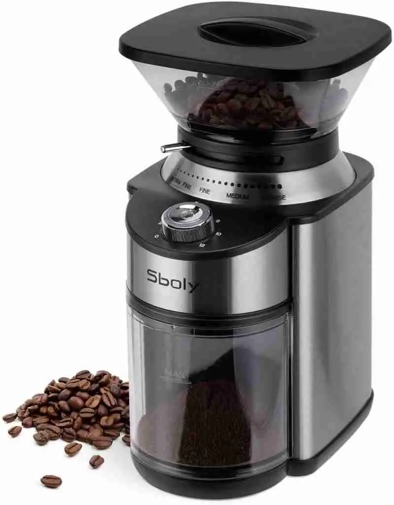 Sboly Conical Burr Coffee Grinder as RV Accessories 