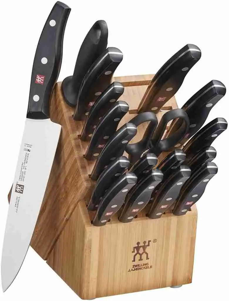 Zwilling J.A. Henckels Twin Signature Knife Set for Kitchen, 19-pc, Chef Knife, Professional Chef Knife Set, German Knife Set 