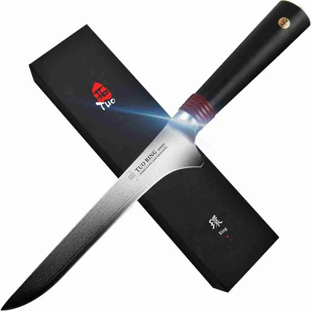 Tuo Damascus Japanese knife