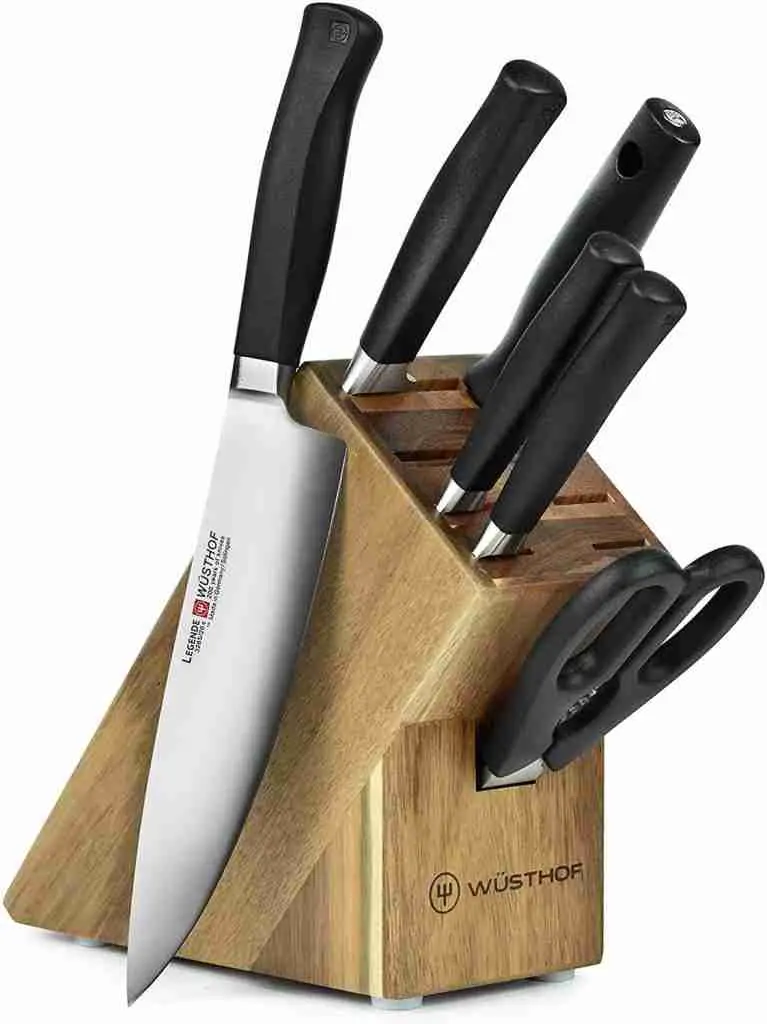 7 Piece Wusthof Forged Knife set with Block