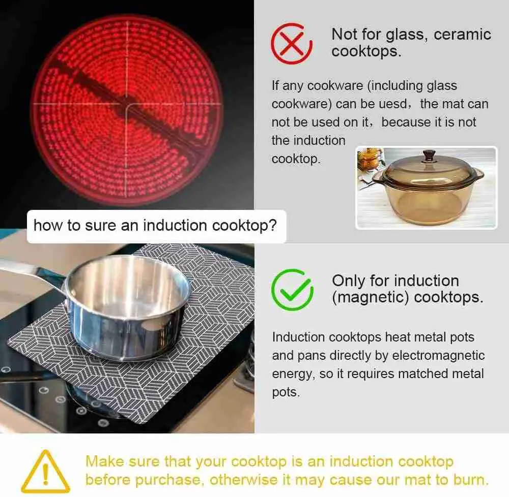 Silicone mats for Induction cooktops