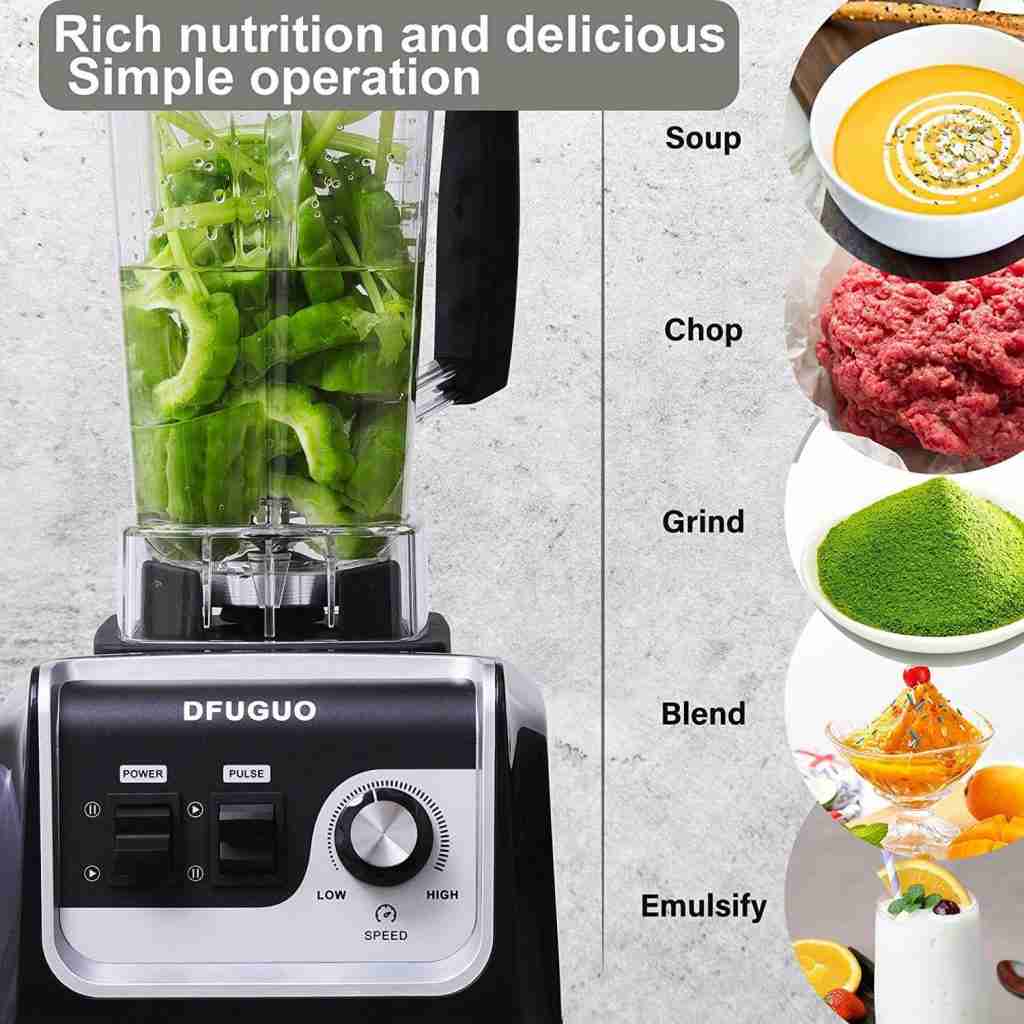 Dfuguo Blender for Dysphagia, smoothies, Ice and frozen fruits