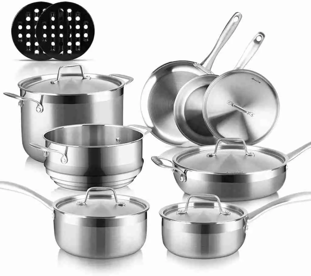 Duxtop stainless steel induction cookware for Induction cooktop