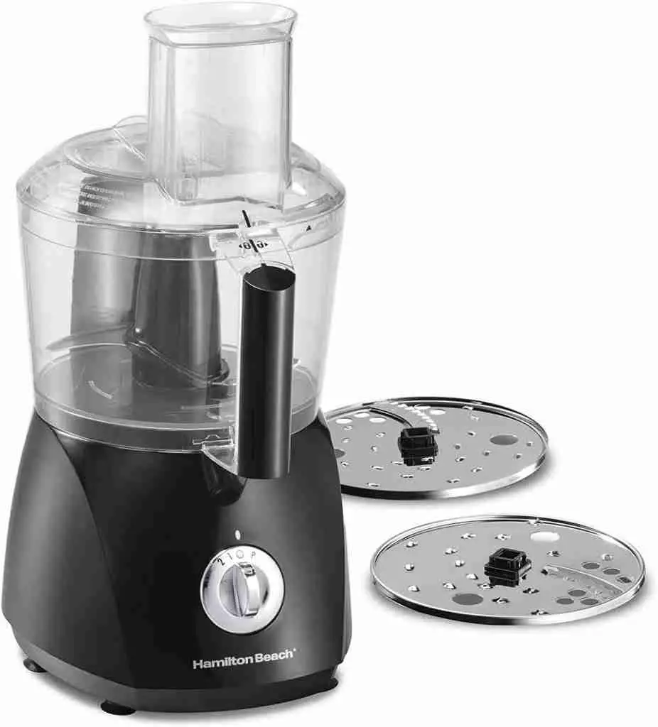 Hamilton Beach Food Processor and Blender for pureeing meat, shredding and slicing