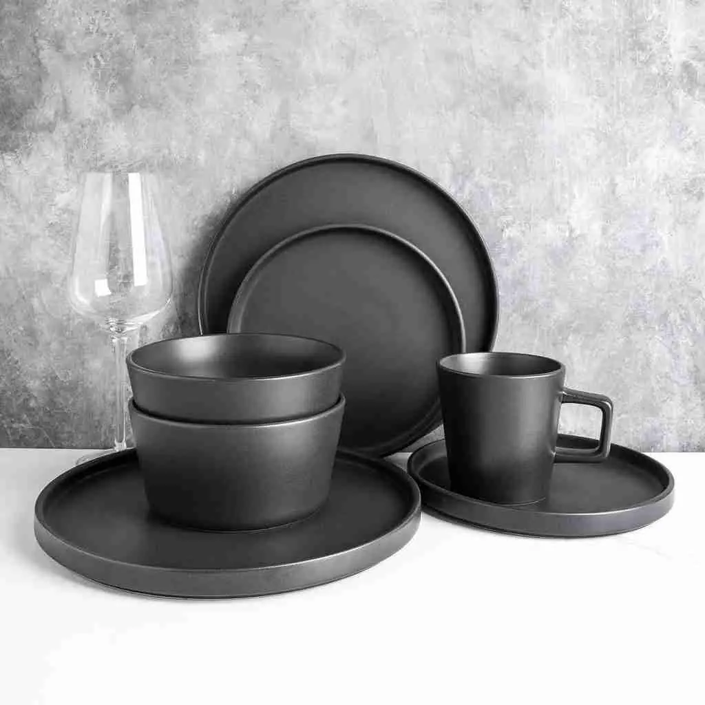 Stone Lain Dinnerware set that is Dishwasher, Microwave and Oven safe