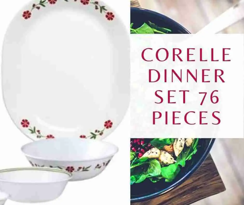 Corelle Dinner Set 76 Pieces Made in the USA