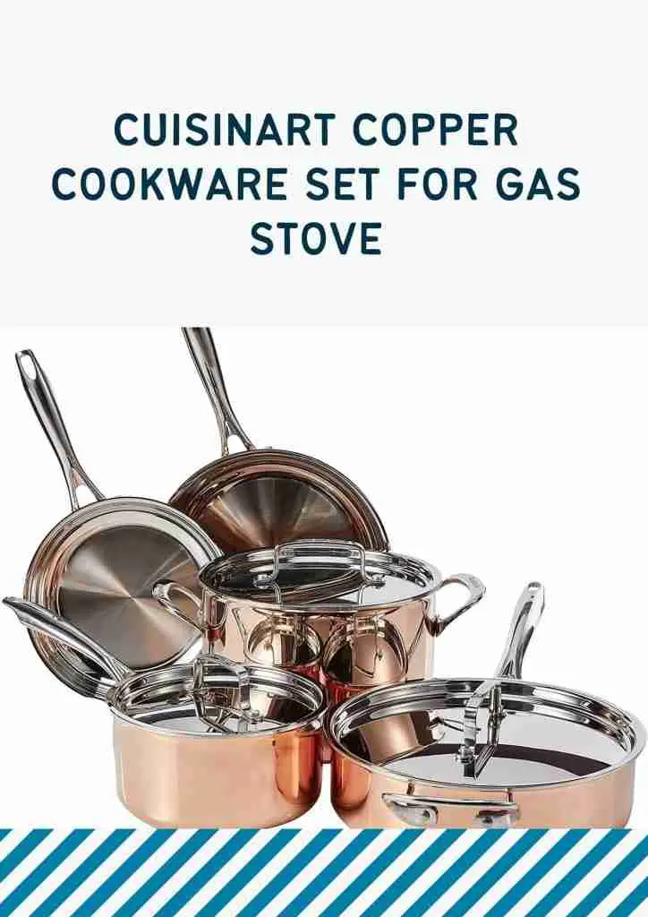 Cuisinart best copper cookware set for gas stove