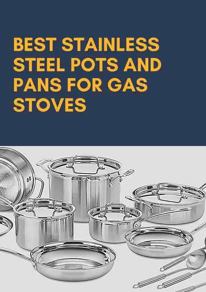 Anyfish best stainless steel pots and pans for gas stove 2020