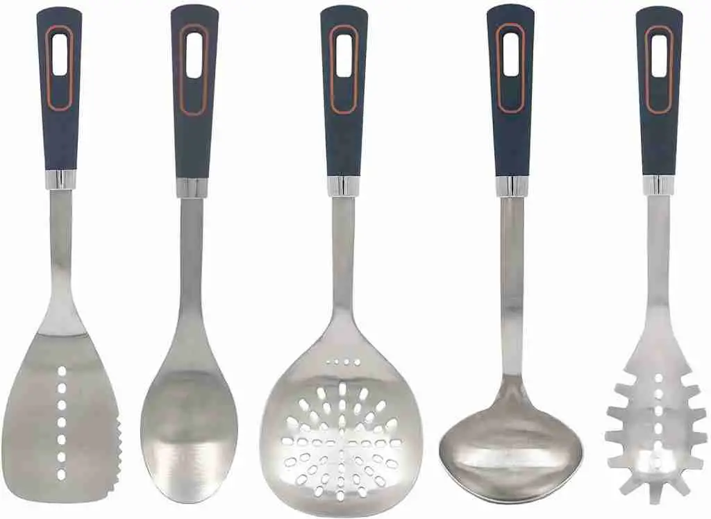 stainless steel cooking utensils for cast iron cookware