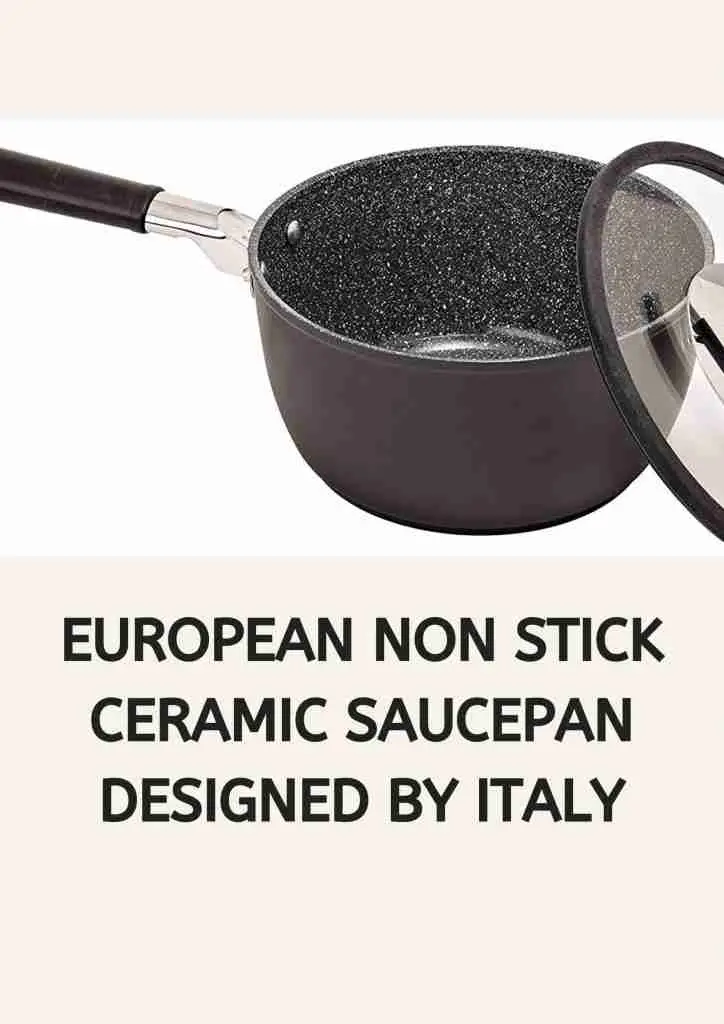 Vesuvio ceramic non-stick cookware made in Europe by Italy