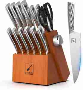Dishwasher safe stainless steel knives